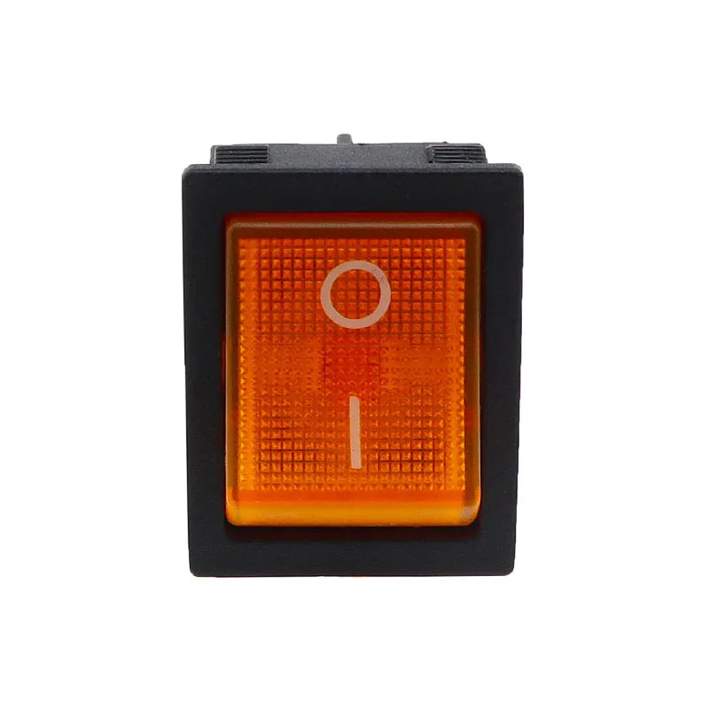 1PCS 40A 250V AC High Current,ON/OFF,4/6Pin Special for Eelding Machine,KCD4,Sterling Silver Point,Rocker Power Button Switches
