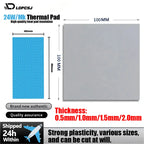 LDPCJ Thermal Pad CPU/GPU Graphics Card Motherboard high-performance Pad Heat Dissipation Silicone Pad Multi-Size