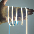 5mm 8mm PCB COB LED Light Strip Free Cut 12V 24V With 2PIN Wire DC Plug 400LEDs/m 3000k 4000k 6000k Flex Lamp 0.5m 1m 5m 10m 20m
