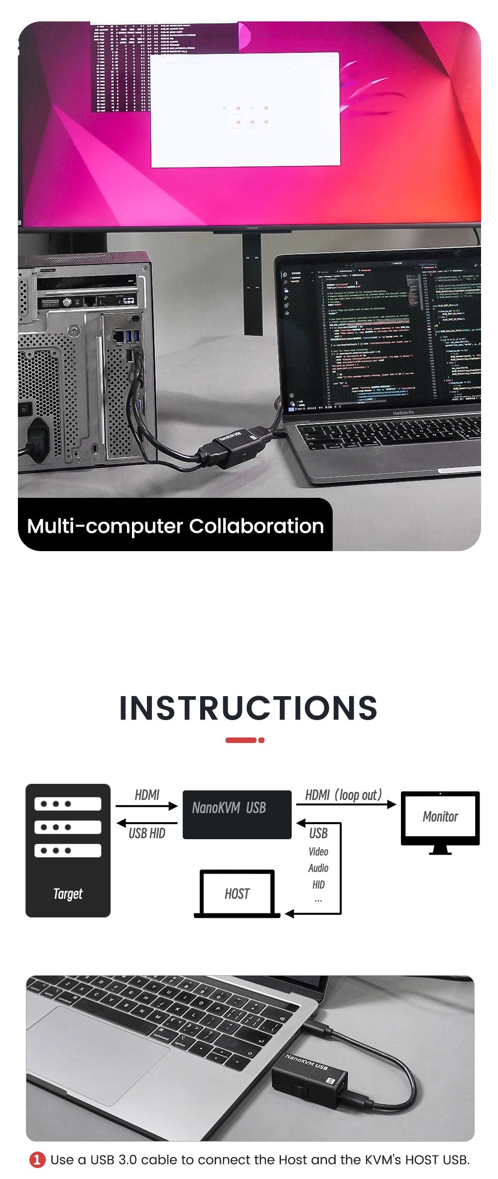 NanoKVM Series Sipeed Options Nano KVM-Lite/FULL/USB PCIe Nano RISC-V Mini Remote Power/OS Control For Raspberry Pi