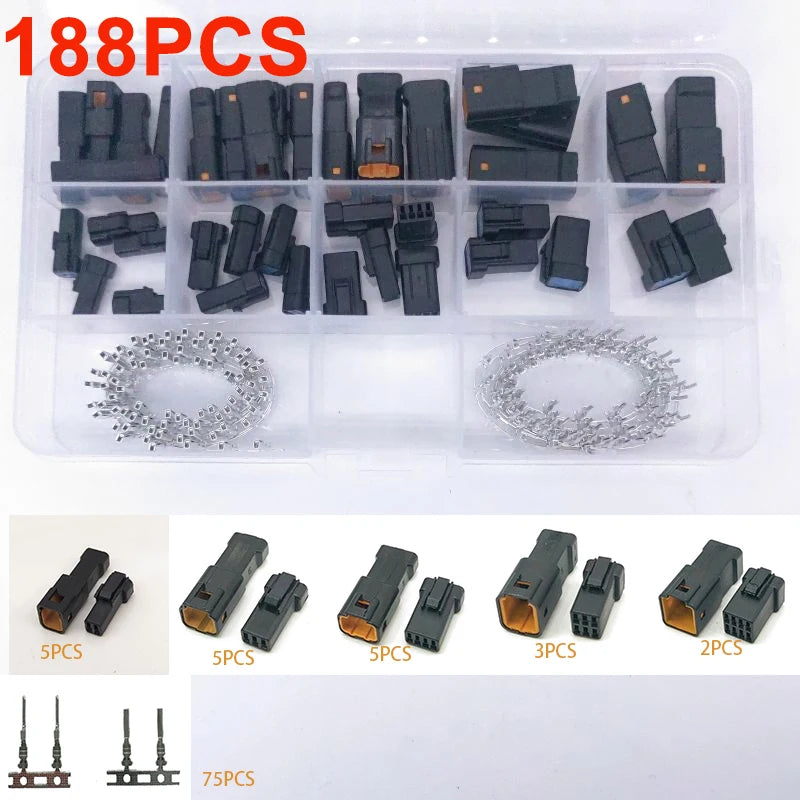 JST 2P 3P 4P 6P 8P 0.6 MM Waterproof Wire Connector Plug Male And Female Socket With Cable JST JWPF Electrical Connectors