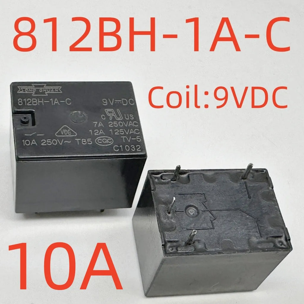 New 812BH-1A-C 812BH-1A-S 812H-1A-C 6V/9V/12V/24V/48V (4123A-16A) Relay 4pins