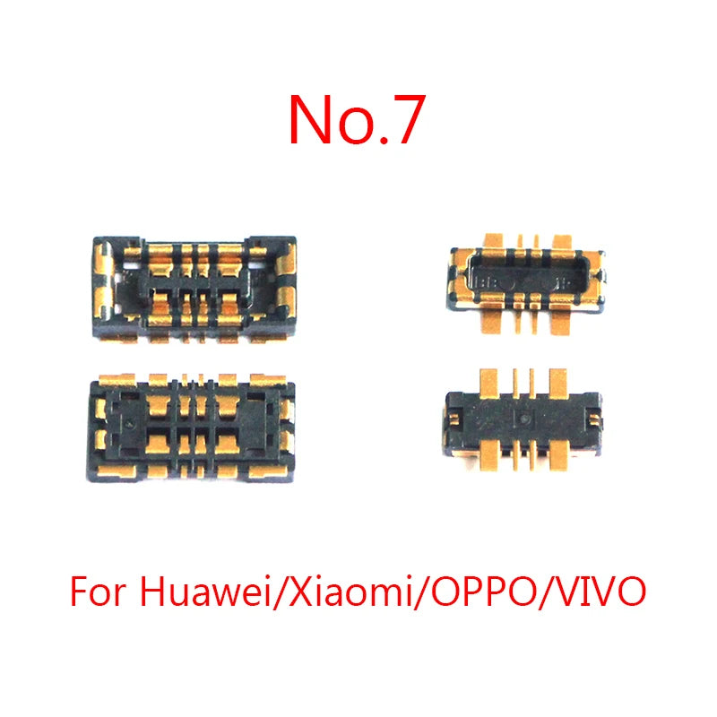 2sets Battery FPC Connector On Board For HUAWEI Honor Xiaomi Redmi Meizu OPPO VIVO Lenovo Samsung Sony ASUS Pixel Infinix Tecno