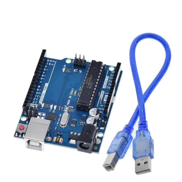 1 Set UNO R3 Official Box ATMEGA16U2+MEGA328P Chip For Arduino UNO R3 Development board + USB CABLE