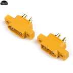 5pcs XT60E-M Mountable XT60 Male Plug Connector Model Aircraft Power Battery Plug Fixed Version Male XT60E1-M