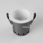 Recessed Zigbee DALI 5 CCT Switchable Matter Tuya BLE Smart LED Spotlight Dimmable Black White Aluminum Ceiling Lamp