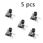 1 to 8 PCS KY-040 360 Degrees Rotary Encoder Module with Knob Cap 5V Brick Sensor Switch Development Board Module for R3 Board