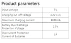 1PCS 5V 1A Micro USB 18650 type-c Lithium Battery Charging Board Charger Module+Protection Dual Functions TP4056 18650