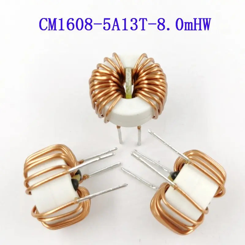 5PCS Nanocrystalline Amorphous Common Mode Choke Coil T16*10*8 Horizontal Winding Inductor 4mH 8mH 14mH