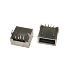 5/10Pcs Double USB Type A Female Solder Jacks Connector PCB Socket USB-A Type 90 Degrees / 180 Degrees Adapter