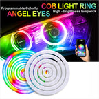 WS2812B LED Pixel Ring 18/36/54/72/90Leds Individually Addressable WS2811 Built-in IC Smart DC5V Rgb FCOB PCB