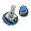 Rotary Encoder Module for Arduino Brick Sensor Development Round Audio Rotating Potentiometer Knob Cap EC11