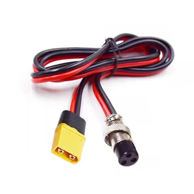 XT60 To GX16 2Pin 3Pin to XT60 Aviation Plug Power Wire Charging Port FElectric Scooter Socket Plug Male Female Adaptor Cable