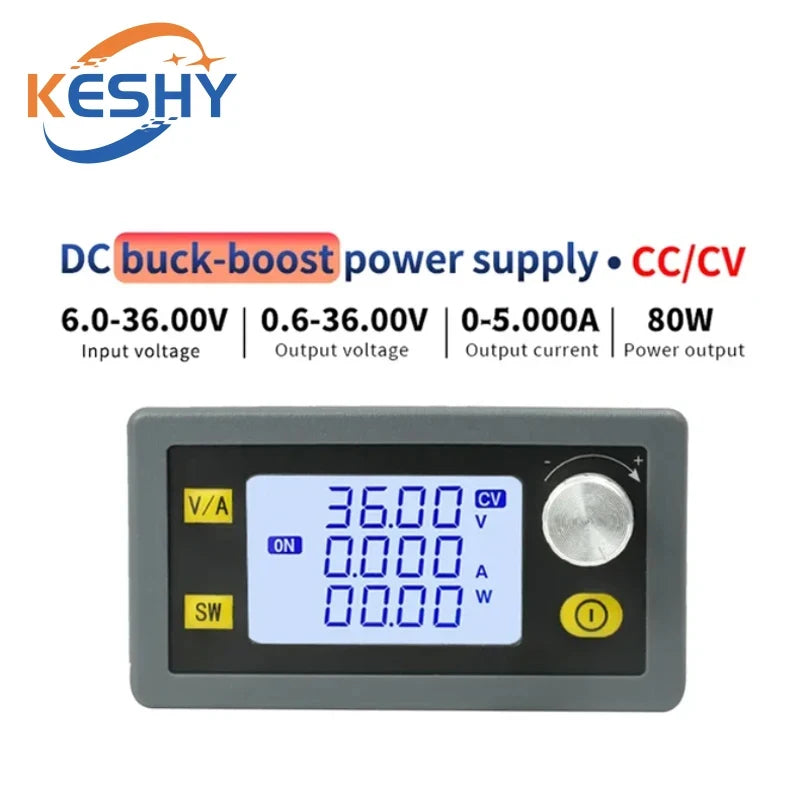 DC DC Buck Boost Converter 5.0~30V To 0.6~30V Adjustable Regulated Laboratory Power Supply CC CV 0~4.0A 6V 12V 24V Power Module
