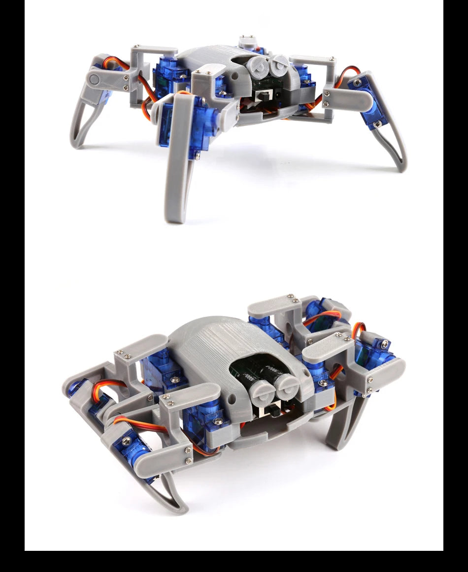 Quadruped Spider Robot Arduino Esp8266 Nodemcu Open Souce Arduino Project stem kits for kids