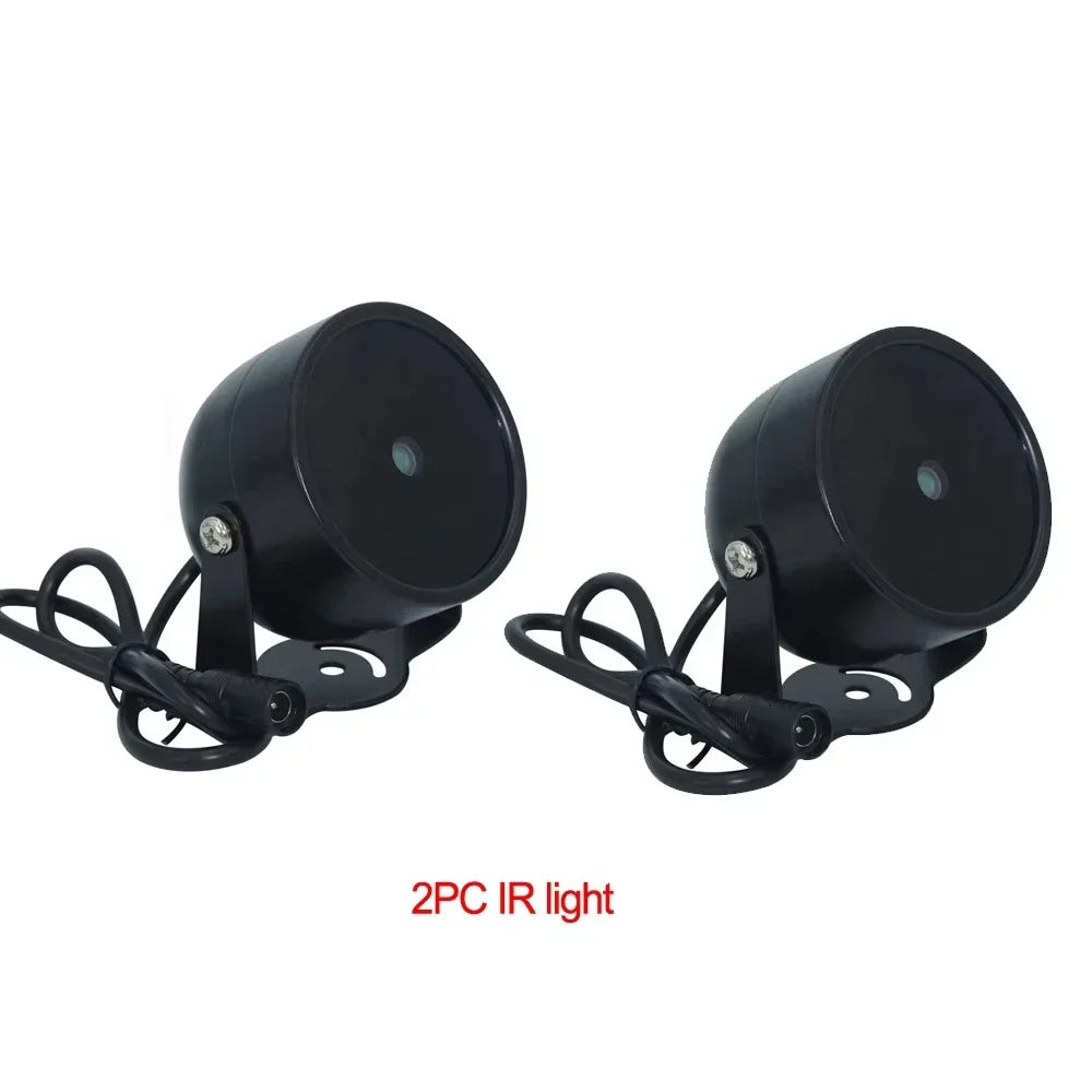 2023 4 Array LEDs IR Illuminator Light 850nm Infrared Waterproof Night Vision CCTV Fill Light DC 12V For CCTV Security Camera