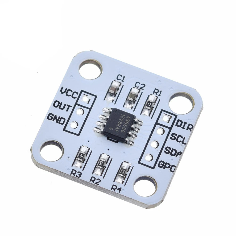 1/5/10PCS AS5600 Magnetic Encoder Module Magnetic Induction Angle Measurement Sensor 12bit High Precision 12bit 3.3V for Aduino
