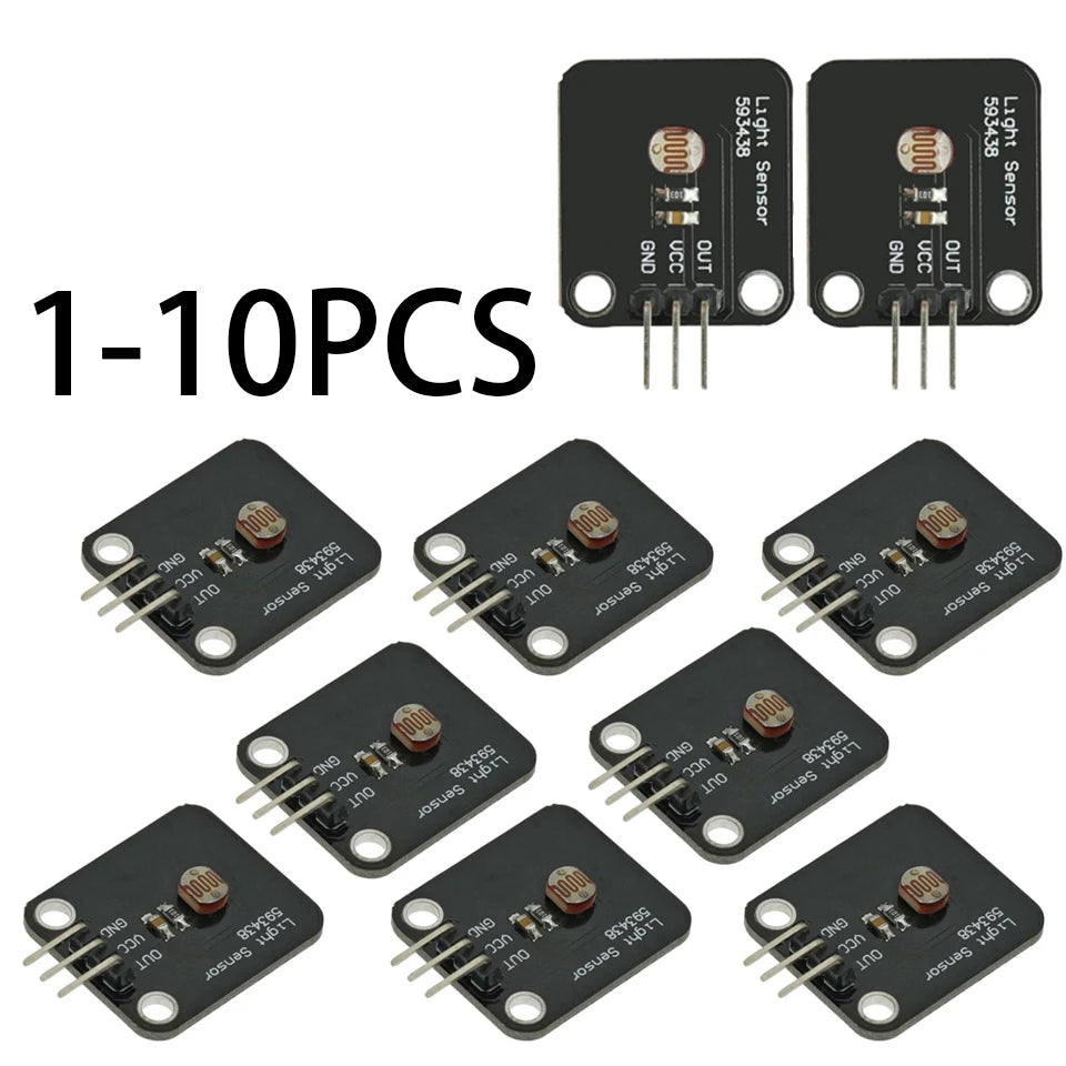 1-10PCS Brightness Sensor Module Electronic Building Block Photoresistor Light Sensitivity Sensor Sensing Board For Arduino