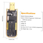CH341A USB Programmer  BIOS Flasher Programmable Logic Circuits with SOP8 Flash Clip Suitable for 24/25 Series Chip