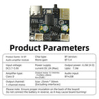 BPM13 Plus Mono Bluetooth Power Amplifier Board 6W Power Bluetooth 5.4 Amplifier Module with PC Sound Card Type C