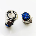 16/19/22mm, Metal Rotary Switch, Selected Toggle Switch With LED 12-24V, 2 Positions / 3 Position Waterproof