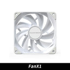 TEUCER PC Computer Case Fan PWM 4 Pin 120mm Silent 12CM Fan CPU Cooler Cooling Fan Cooling Radiator Fan 12V Adjust Fan Speed