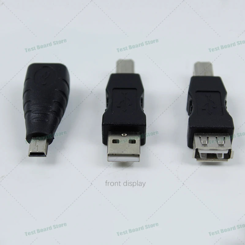 1Piece USB-A to USB-B printer converter mini USB public to USB-B female cable adapter for scanner printers and fax machines