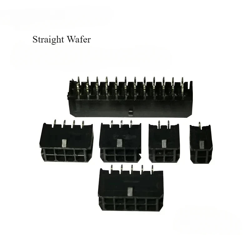 10Set Molex 3.0mm Double Row Connector Plug-in Male Female Housing Terminals 2*1/2/3/4/5/6/7/8/9/10/11/12P