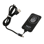 Wireless Charger Receiver 10W Ultra Thin Type C Wireless Charging Patch With Magnetic Charging Cable