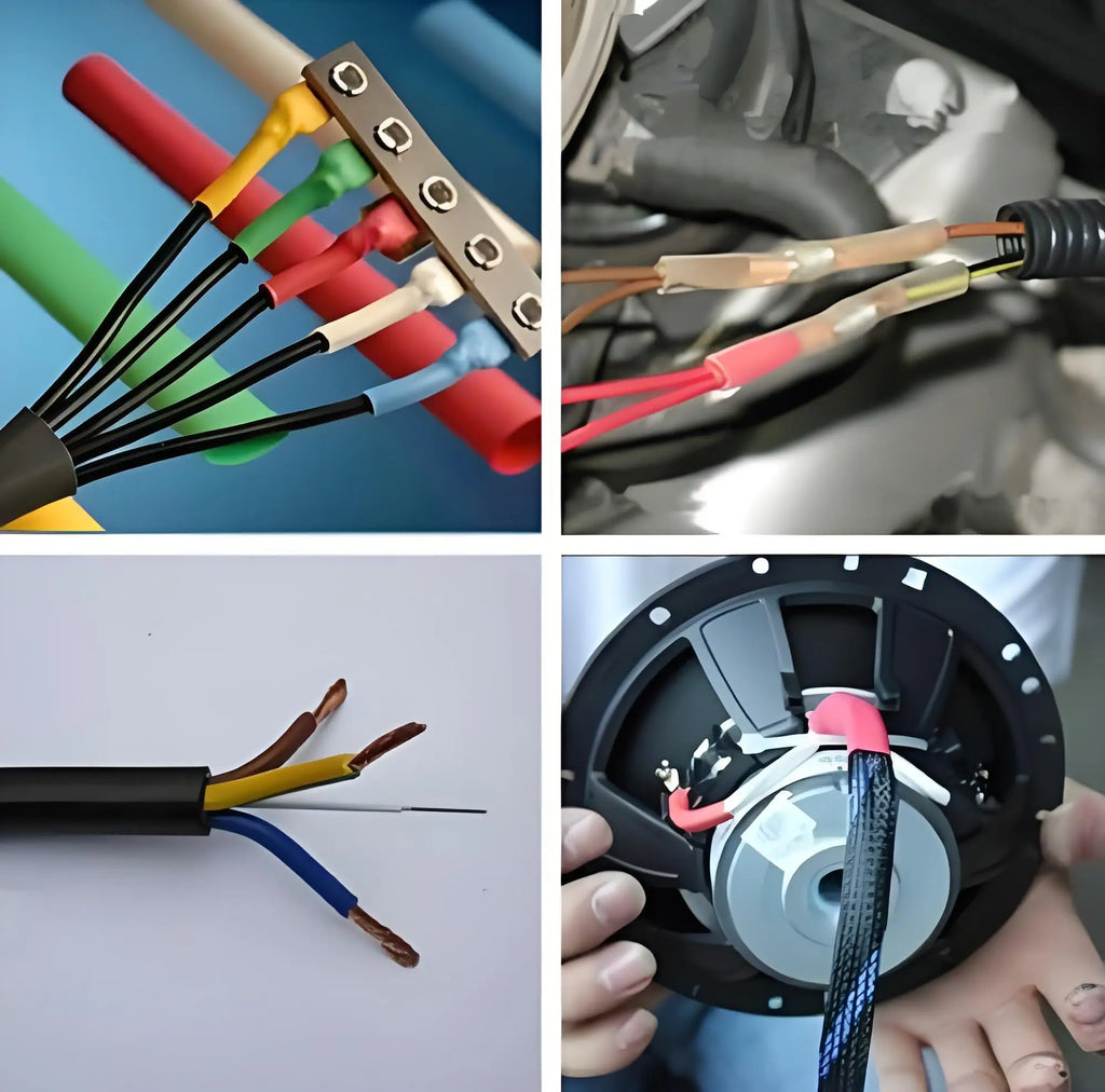 1M/2M/3M 4:1 Heat Shrink Tubing Diameter 4 6 8 12 16 20 24 32 40 52mm Backing Rubber Sleeve Double Wall Tube