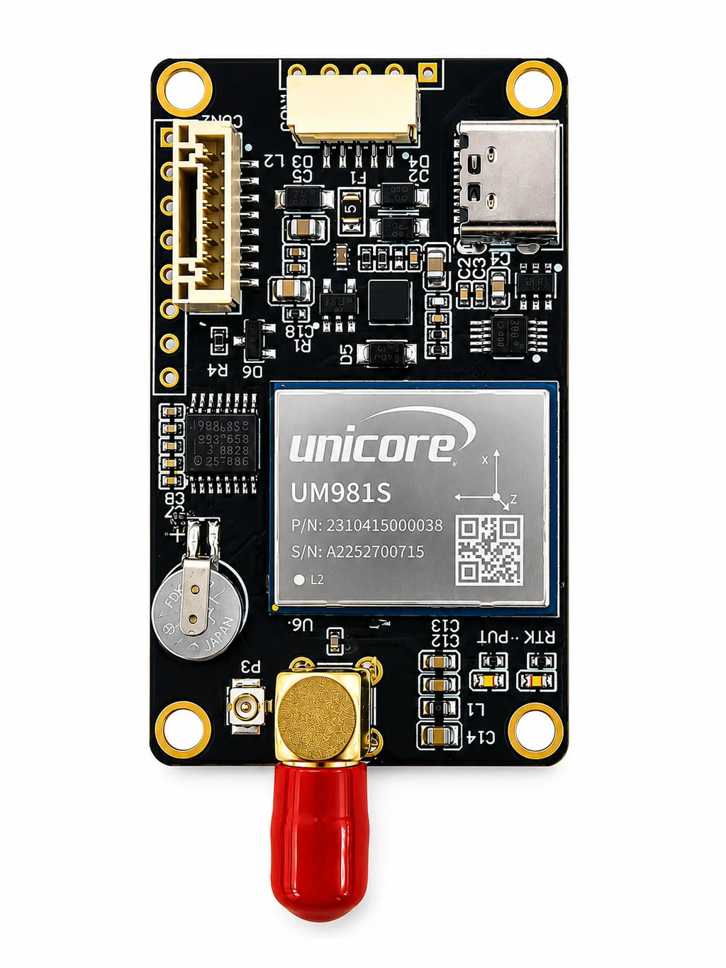 UM981S RTK GNSS Module IMU INS Tilt Surveying Board Multi-Frequency Centimeter Positioning GPS BDS Receiver for Survey GIS
