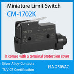 CNTD CM-1702 CM-1702K CM-1702N Micro Switch Limit Switch Travel Switch Self-Resetting Short lever Snap Action Electrical Control