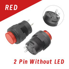 5/20/100PCS Self Reset/Self-locking 16MM Momentary Push Button Switch 4Color LED Lighting 2Pin 4Pin R16-503/AD R16-503/BD