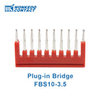 10Pcs PTTB 1.5/S Double Level Push-in Din Rail Terminal Block PT 1.5mm² Cable Electrical Wire Connector PTTB1.5 PTTB-1.5