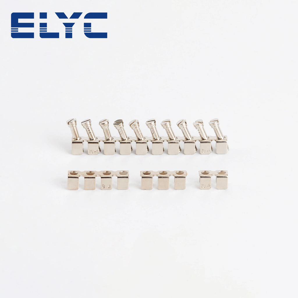 10Pc FBI10-8 Wiring Jumpers 10 Seats UK6N UK 6N Connector FBI 10-8 DIN Rail Terminal Block Accessories Termin Fixed Bridge