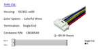 5023510200 Wire harness, MOLEX Duraclick Standard 2.00mm Pitch OTS Cable,502351-0200, 2P, Off The Shelf, 10Pieces Per Bag