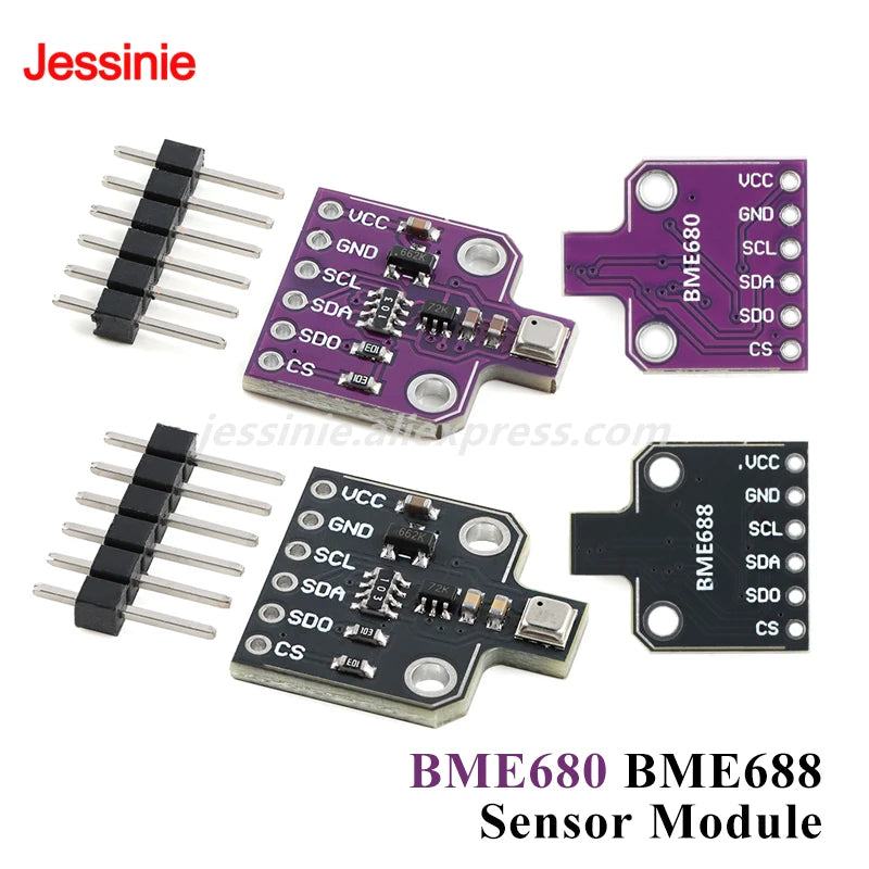 BME680 BME688 Temperature and Humidity Pressure High Altitude Sensor Module Digital 4 in 1 MEMS Sensor with Gas High Accuracy