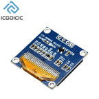 0.96 Inch OLED Display Module  128x64 Pixel I2C SSD1306 Luminous OLED Screen Board Compatible With Arduino Raspberry Pi ESP32