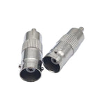 10pcs BNC Connector Female to RCA Male BNC Female Head Turn AV Plug Male Audio and Video Cable Adapter AV Signal Conversion