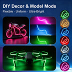DC 3V Edison Bulb Lamp Parts LED Filament Red/Blue/Green Flexible COB LED Diode 25MM 80mm 110MM 128MM 190MM 255MM 300MM