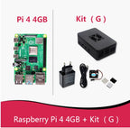 Official Original Raspberry Pi 4 Model B Dev Board Kit RAM 2G 4G 8G 4 Core CPU 1.5Ghz 3 Speeder Than Pi 3B+