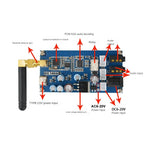 Bluetooth Decoding Board 5.0 Non Destructive PCM5102 Receiver Board Modification Amplifier Sound System DIY Zero Noise DC6-20V