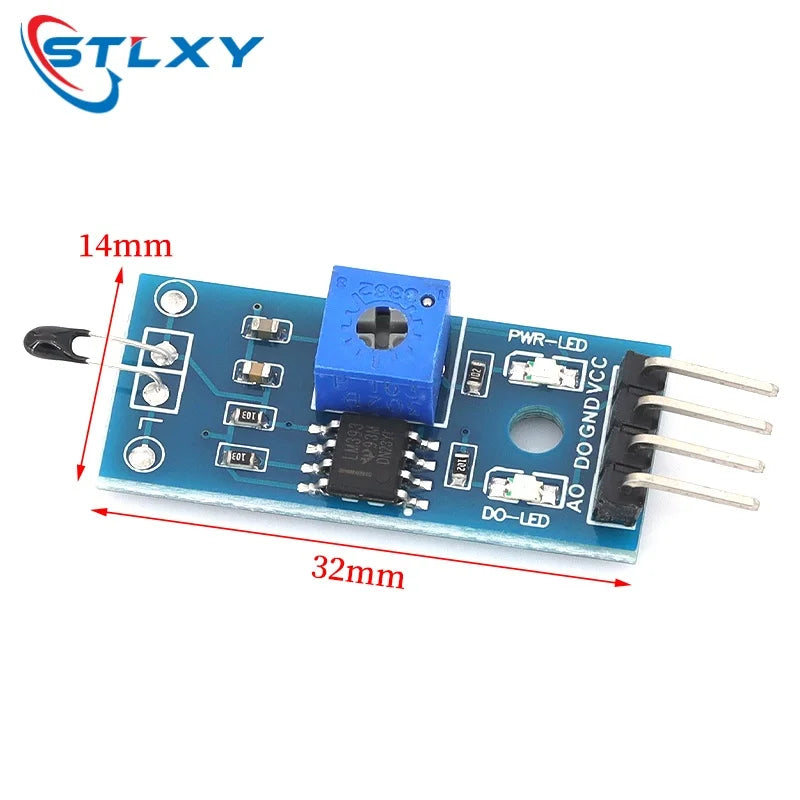3/4 LINE Thermistor temperature sensor module thermal sensor module DO the digital output/temperature control switch For Arduino