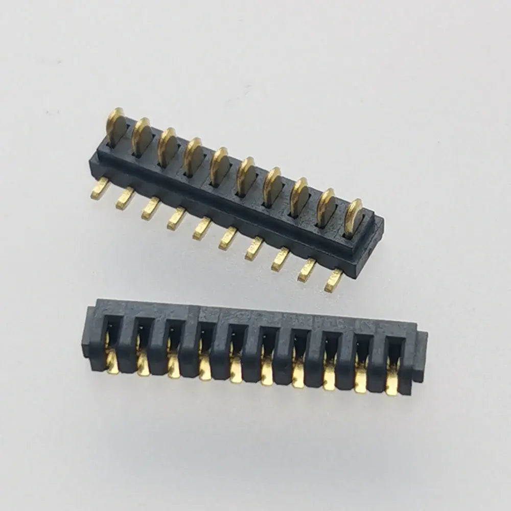 1Set Blade Battery Connector 2.0MM Pitch 2 3 4 5 6 7 8 9 10 Pin Plug Socket Gold PCB Solder Header Receptacle