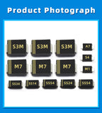 20PCS M1 M2 M4 M7 S4 SMA 1A 1N4001 4002 4004 4007 SS12 SS310 RS1M RS2M ES1D ES1J US1M SMD Schottky Rectifier Diode DO-214AC