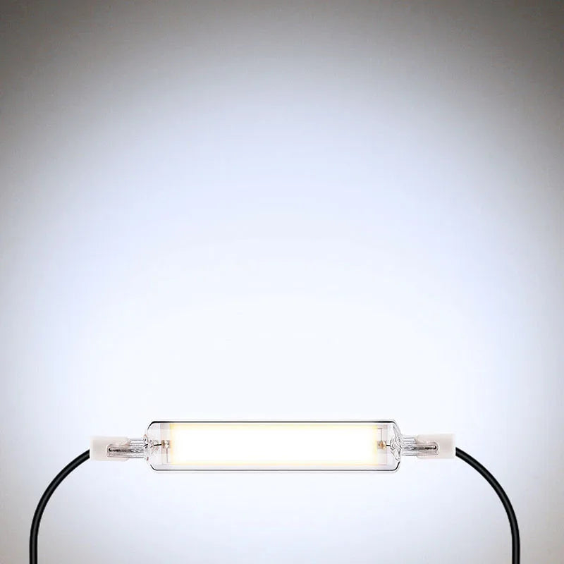 R7S LED Glass Tube 78MM 15W 20W COB Bulb 118MM 30W 40W R7S Corn Lamp J78 J118 AC220V 110V Replace Halogen Light 50W Lampadas