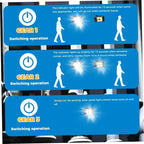 Clip‑on Solar Lights Outdoor Waterproof LED Motion Sensor Solar Security Lights, 3 Modes 3 Mounting Ways Lighting for Fence