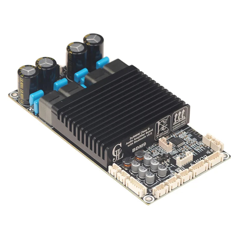 BDM9 TPA3255 2x300W Bluetooth Power Amplifier Board BT5.0 Stereo High Power Adjustable Tweeter PC UI