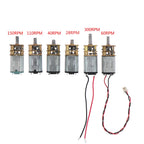 Micro Mini N20 Gear Motor DC 3V -6V 5V 28RPM 60RPM 110RPM 300RPM Slow Speed Full Metal Gearbox Reducer Electric Motor DIY Toy