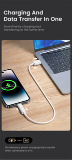 2PCS USB C To Lightning Adapter Lightning Female to Type C Male Converter High Speed Charging Connector For iPhone 15 16